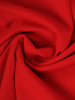 Elegancka sukienka z dekoltem carmen, czerwona kreacja odsłaniająca ramiona 22428