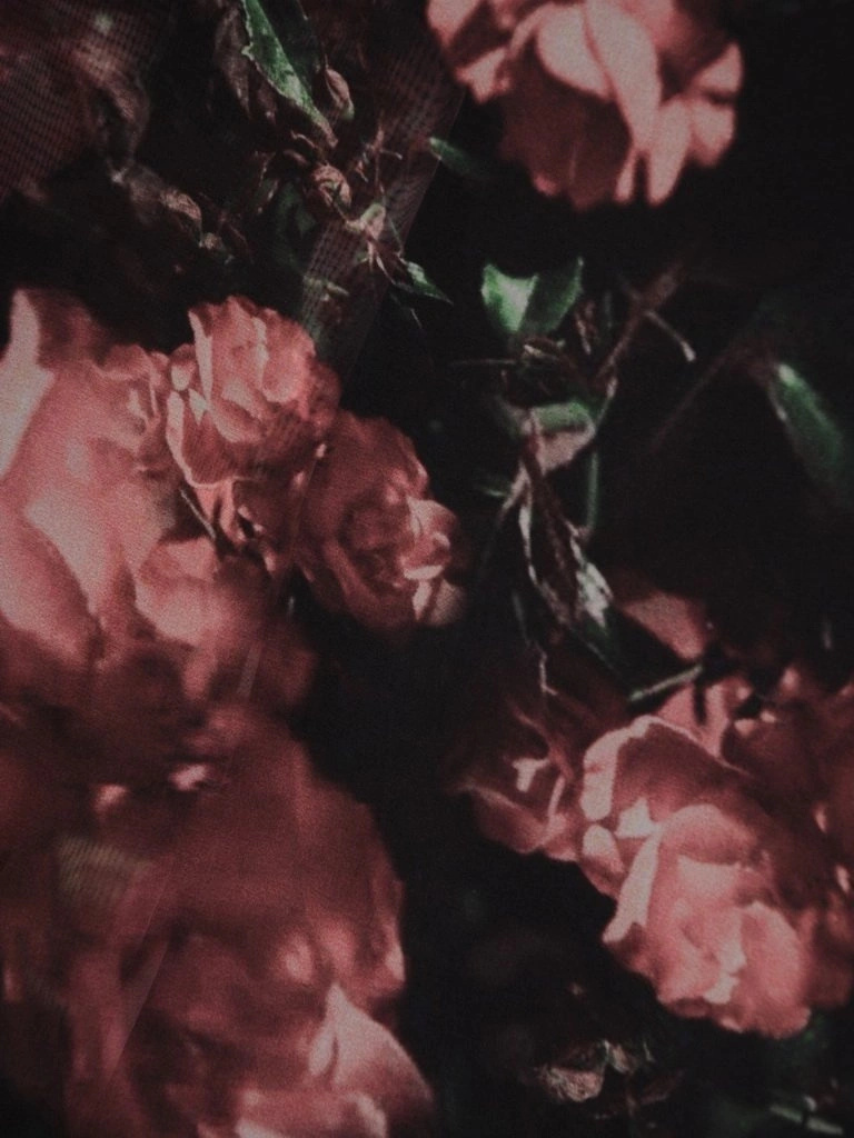 Elegancka czarna sukienka w kwiaty z rękawem 3/4 – kopertowy krój akcentujący talię 26895