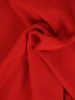 Elegancka czerwona sukienka trapezowa – cekinowe zdobienie i tuszujący krój 18697