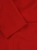 Elegancka czerwona sukienka midi o prostym kroju – stylowe rozcięcie i rękaw 3/4 6593