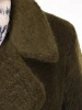 Elegancki płaszcz damski na jesień i zimę khaki – klasyczny krój modelujący sylwetkę 42705