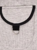 Elegancki szary sweter damski na zamek – prosty fason z kapturem zapewniający pełną wygodę 42153