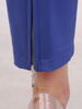 Niebieskie spodnie damskie z kieszeniami Norma VI
