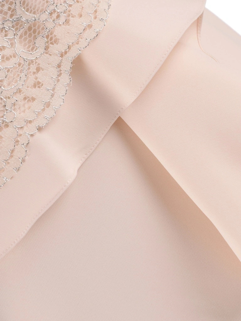 Rozkloszowana suknia wieczorowa maxi w odcieniu bladego różu – elegancki fason na bal i studniówkę 38726