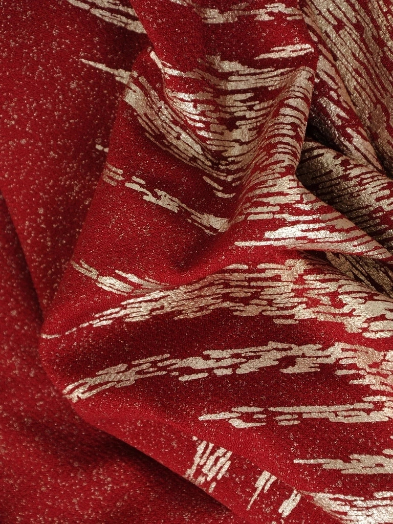 Elegancka wiśniowa sukienka midi na wesele – luźny fason oversize z kimonowym rękawem 32004