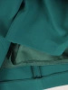 Sukienka wizytowa midi w odcieniu butelkowej zieleni – prosty krój wysmuklający sylwetkę 38656