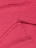 Eleganckie wiskozowe spodnie damskie malinowe – luźny krój na elastycznej gumce maskujący biodra 40124