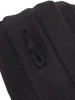 Elegancki czarny kapelusz zimowy cloche – stylowy fason z wywiniętym rondem 42727