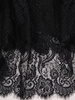 Czarna kreacja wieczorowa z rozkloszowaną, koronkową spódnicą 18878