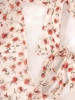 Elegancka sukienka trapezowa midi w kwiaty – swobodny krój maskujący biodra 28214