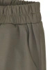 Elegancki komplet damski ze spodniami khaki – wiskozowy prosty krój z kołnierzykiem i gumą w pasie 42595