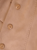 Długi zamszowy płaszcz zapinany na guziki 28508