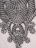 Elegancka biała bluzka wiskozowa – prosty fason z efektownym, ozdobnym przodem 9470