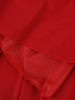 Sukienka z ozdobnym dekoltem Alika II, czerwona kreacja wizytowa.