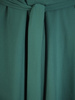 Kopertowa sukienka wyjściowa, zielona kreacja z paskiem 30598