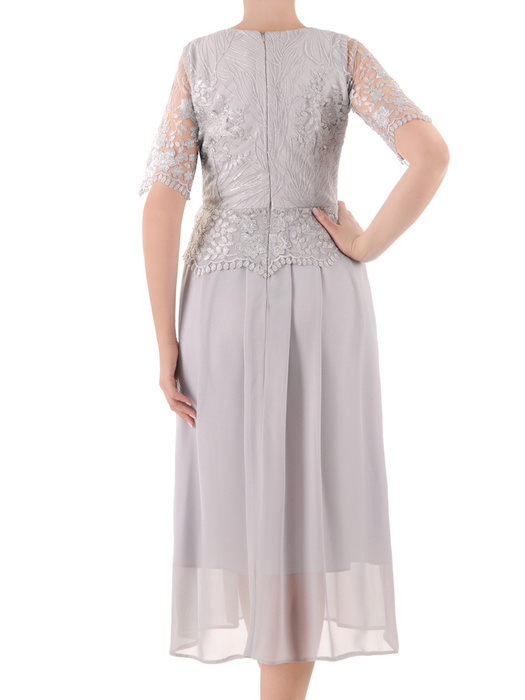 Sukienka damska, elegancka kreacja z kopertowym dekoltem 35470