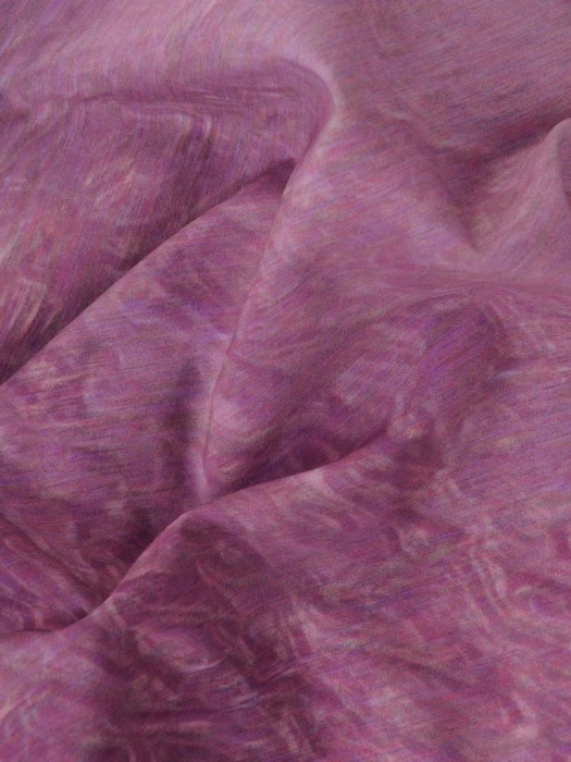 Fioletowa prosta sukienka letnia midi w ombre – wyszczuplające pionowe przeszycia 15395