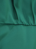 Zielona sukienka kopertowa, elegancka kreacja z falbaną 29966