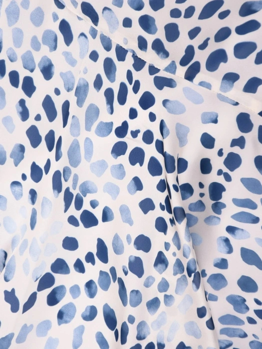 Granatowa sukienka trapezowa midi z dekoltem łódka – kobiecy krój wysmuklający sylwetkę z ozdobnym paskiem 41563