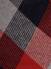 Elegancka sukienka jesienna midi w kratę – prosty fason z przeszyciami wysmuklający sylwetkę 4866