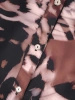 Elegancka koszula damska w zwierzęcy print – prosty fason z kołnierzykiem i rozcięciami 37379