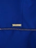 Chabrowa kreacja rozkloszowana midi – wyszczuplające przeszycia i ozdobny dekolt 12559