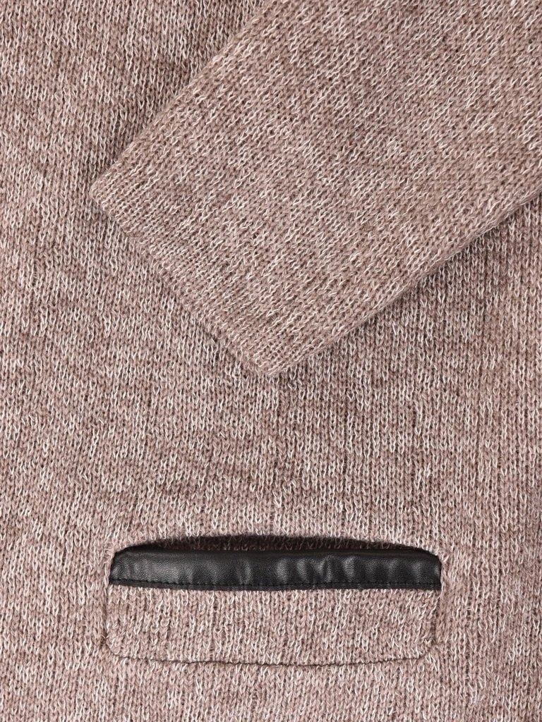 Elegancki sweter damski rozpinany o prostym kroju – ciepły model na jesień z praktycznymi kieszeniami 40474