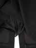 Czarna sukienka koktajlowa ze srebrnymi cekinami – prosty fason wyszczuplający figurę 35015