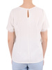 Biała bluzka z ozdobnymi wstawkami 35180