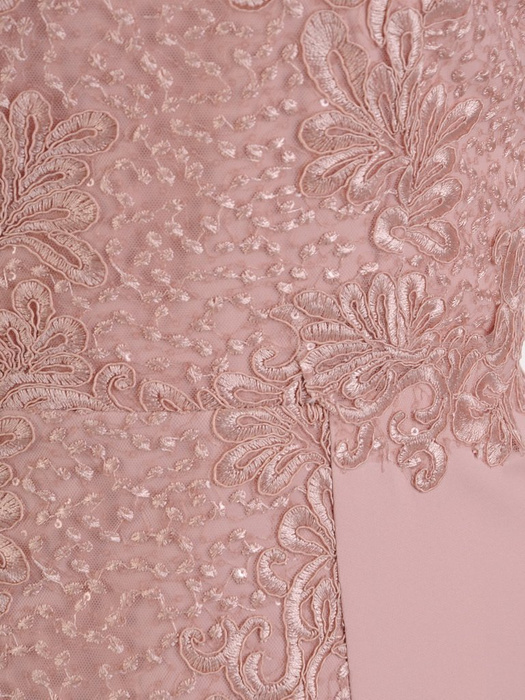 Sukienka na wesele, elegancka kreacja z koronki i tkaniny 25602