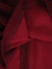 Elegancka bordowa sukienka dzianinowa midi – sprytna narzutka wysmuklająca sylwetkę 12639