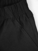 Czarne spodnie damskie z gumą w pasie 34874