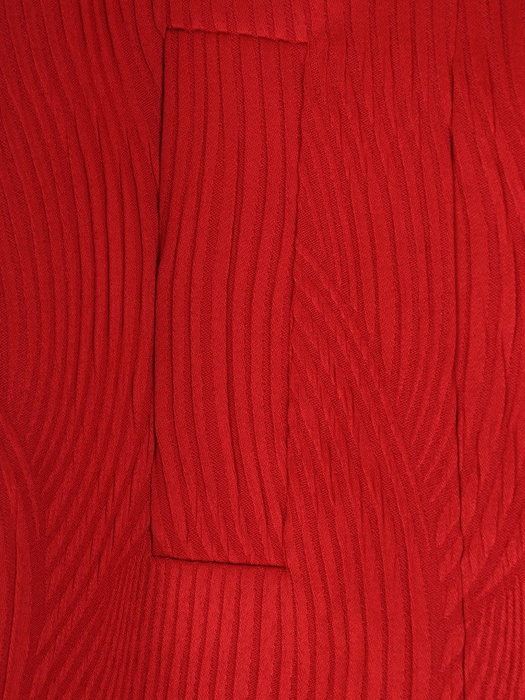 Jesienny płaszcz damski z tkaniny żakardowej 23208
