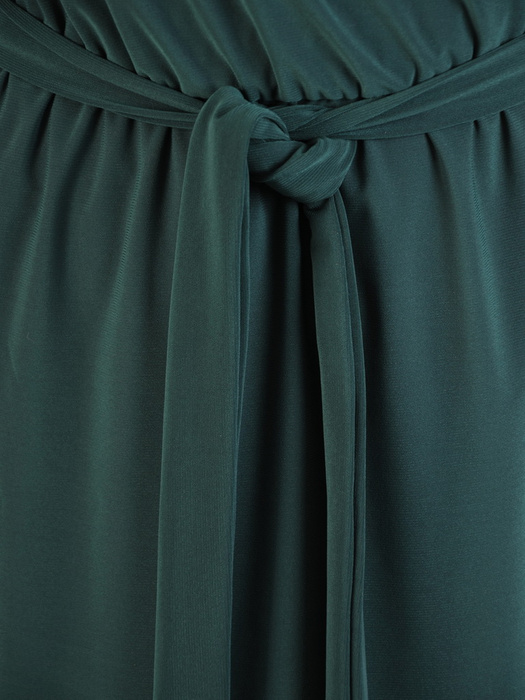 Ołówkowa sukienka z kopertowym dekoltem 32469