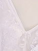 Biała sukienka koktajlowa, kreacja z szyfonu i koronki 29947