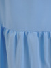 Błękitna, długa sukienka z wiązaniem w pasie 26837
