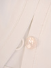 Chabrowa sukienka z białym żakietem, modna kreacja na wiosnę 28391