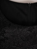 Czarna sukienka wieczorowa z wyszczuplającą listwą 21821