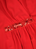 Czerwona sukienka maskująca niedoskonałości 32282