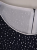 Luźna, szyfonowa tunika ze spodniami w kant 24305