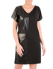 Oversizowa sukienka z łączonych materiałów 32415